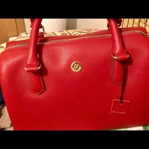 Beautiful Red Satchel Purse (NWOT)